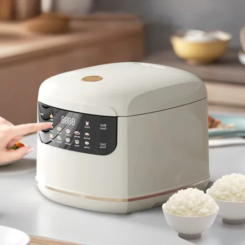 Alternative view of Chef's Choice 2L Electric Rice Cooker - Non-Stick Mini Smart Cooking Machine for 1-3 People