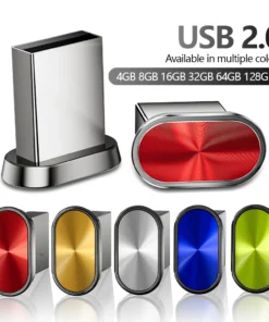 JASTER 128GB Mini Metal USB Flash Drive - Business Gift Memory Stick