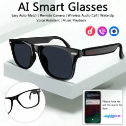 Smart Glasses with AI Language Translation and Bluetooth Call Feature for Men and Women