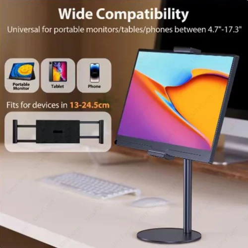 Alternative view of Cdisplay Adjustable Height Portable Monitor Stand for 4.7-17.3 Inch Devices