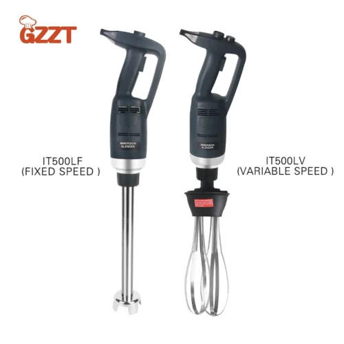GZZT 500W Commercial Immersion Blender with Variable Speed and Rod Length Options