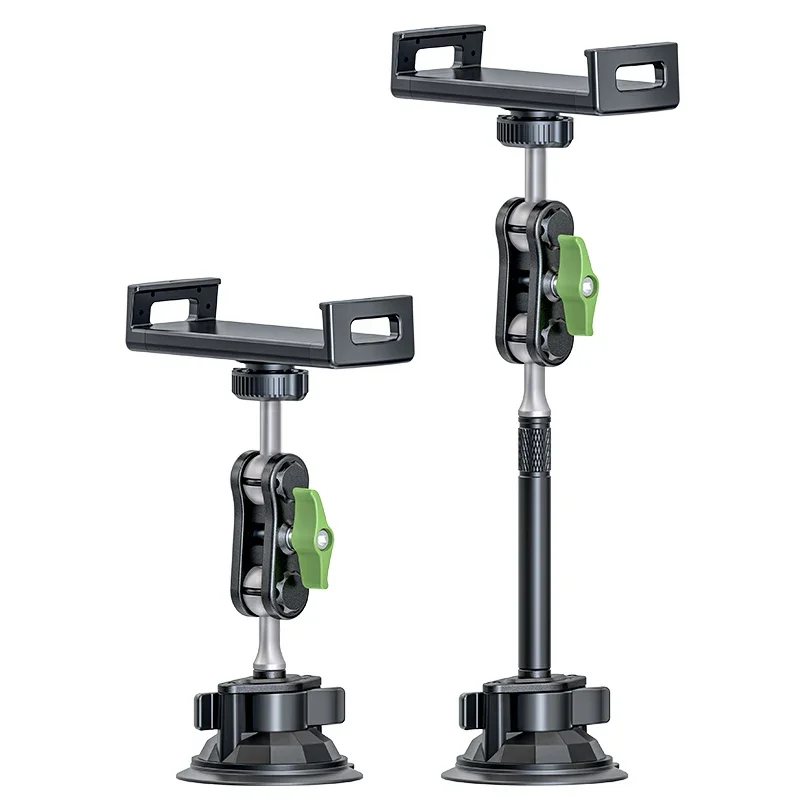 Aluminum Alloy Adjustable Tablet Stand with 360° Rotation and Suction Cup Mount for 4-12.9 Inch Devices - Image 3