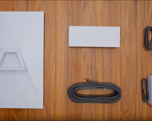 Alternative view of New Internet Sat ellite Dish Kit v3 RVs version (ROAM) Starlink 3nd generation