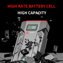 Alternative view of Car Jump Starter + Portable Emergency Battery Booster + 12V 2000A Power Bank with LED Flashlight