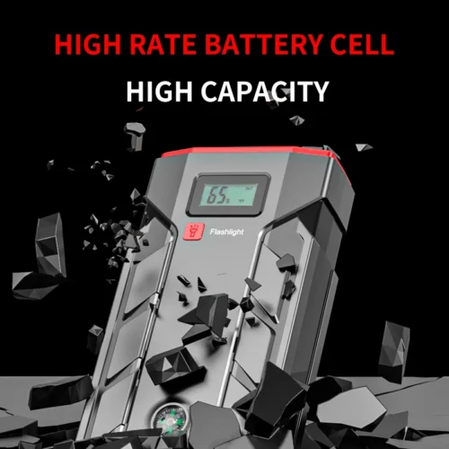 Alternative view of 20000mah 18000mAh 16000mAh 132000mAh 12000mAh 10400mAh Portable Jump Starter 12V High-power Automobile Emergency Starting Power