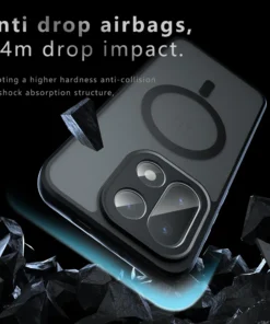 Alternative view of For Magsafe Magnetic Wireless Charging Case For OnePlus 15 OnePlus15 5G Shockproof Matte Back Cover Coque