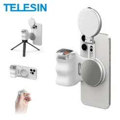 Phone Camera Hand Grip with Magnetic Holder and Remote Control for iPhone and Android Phones