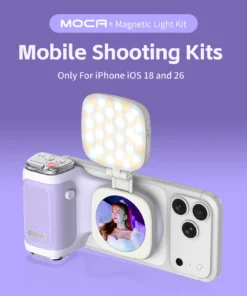 Alternative view of COMITOK MOCA iPhone Camera Shooting Aid ,Rechargeable Remote,DSLR-Grade Focus Lock,Ergonomic Design+Optional Fill Light/Mirror