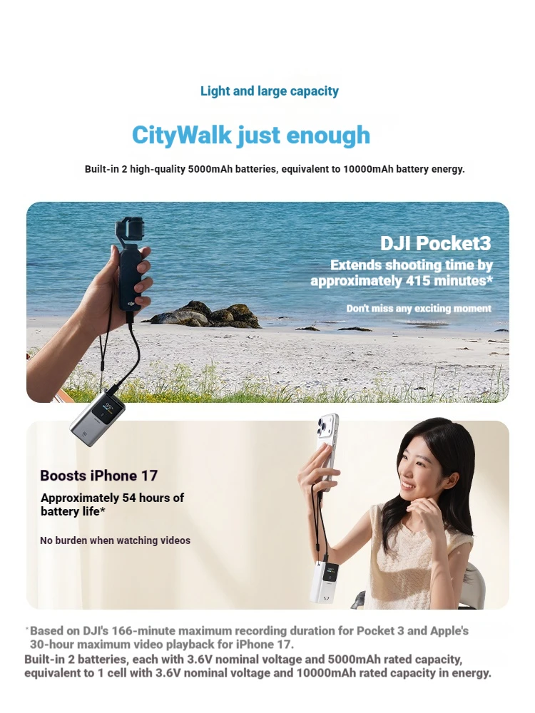 CUKTECH 10,000mAh Fast Charging Portable Power Bank – Compact Mini Battery - Image 3