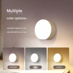 Alternative view of Student Desk Lamp with Eye Protection and Charging Feature for Bedside and Learning Use