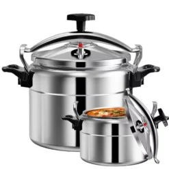 Alternative view of High-Pressure Cooker with 11L Capacity and Aluminum Construction for Cooking Enthusiasts
