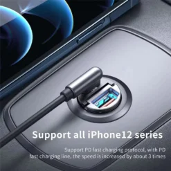 Alternative view of Mini USB Car Charger with Dual Ports and Fast Charging for Smartphones