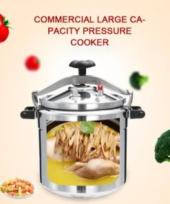 Alternative view of Stainless Steel 50L Commercial Pressure Cooker - Large Capacity Induction Autoclave