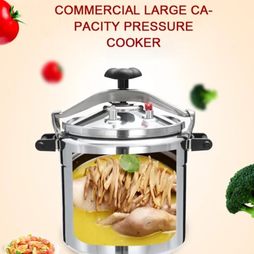 Alternative view of Stainless Steel 50L Commercial Pressure Cooker - Large Capacity Induction Autoclave