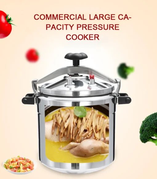 Stainless Steel Pressure Cooker - 50L Capacity Induction Autoclave for Commercial Use - Image 2