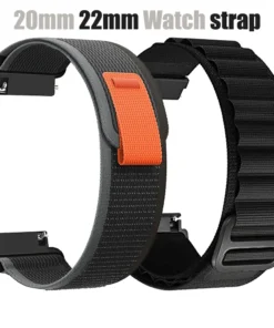Nylon Band for HaiWei Galaxy Watch 7 6 5 4 40mm 44mm Classic/Active/Gear S3 Frontier 20mm 22mm Sport Loop Strap Amazfit GTS 3 4