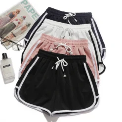 Alternative view of Yoga Shorts for Women with Wide Leg Design, Mid-Waist Fit, Casual and Breathable Summer Pants