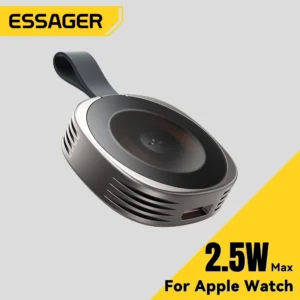 Essager Portable Magnetic Wireless Charger with Fast Charging for Apple Watch