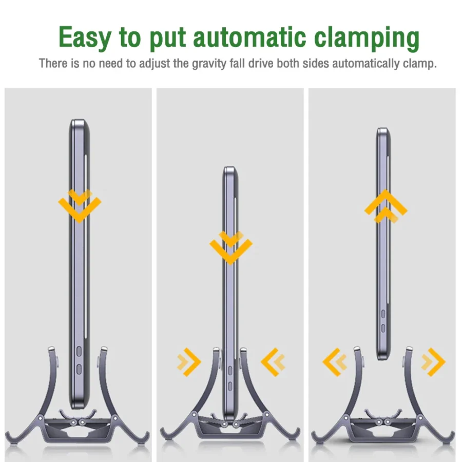 Vertical Laptop Stand with Heat Dissipation and Non-Slip Design for iPad Pro and Tablets - Image 4
