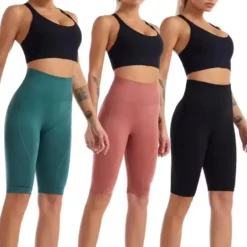 High Waist Leggings with Tummy Control for Women - Naked Feeling Workout Pants