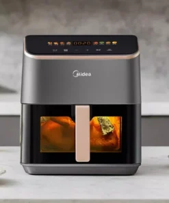 Alternative view of Smart AI Air Fryer and Steam Oven - Large Capacity, Multi-Function Cooking