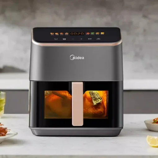 Smart AI Air Fryer and Steam Oven - Large Capacity Multi-Function Appliance for Home Chefs - Image 2