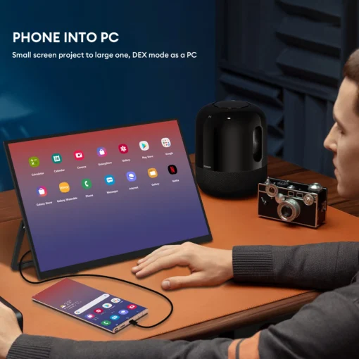 Portable Monitor with 100% sRGB and 300 Nits Brightness for Gaming and Laptops - Image 4