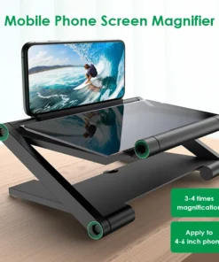 Alternative view of 14'' 3D HD Cell Phone Screen Amplifier Folding Mobile Phone Magnifying Glass HD Projector Screen Enlarge Magnifier Phone Holder