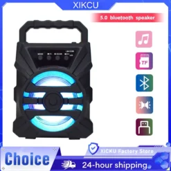 Bluetooth Speaker with High Power Sound and Karaoke Function for Music Lovers