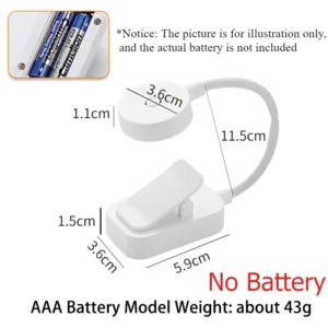 LED Table Lamp with Eye Protection and 3 Color Options for Students and Bedside Reading