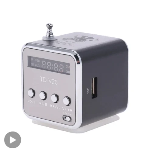 Portable Bluetooth Speaker with FM Radio – Compact Wireless Sound Box