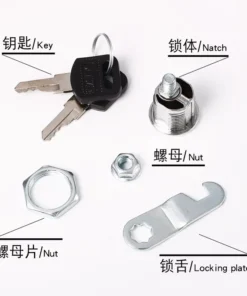 Alternative view of Drawer Cabinet Locks with 2 Keys - Furniture Hardware for Office and Home