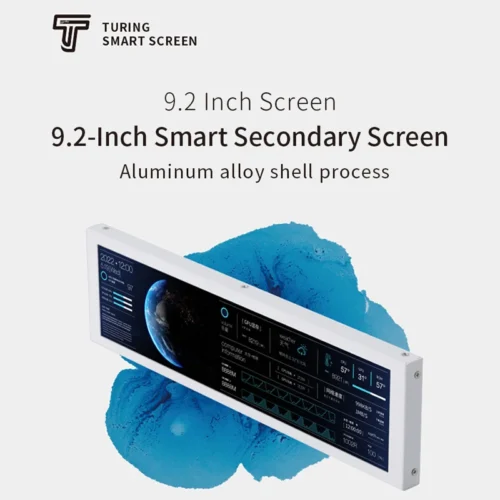 Alternative view of TURZX 9.2-Inch IPS USB Secondary Monitor - 1920x462 Resolution, Type-C Connection