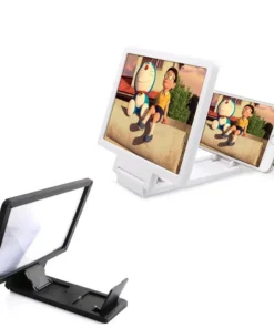 Alternative view of 3D Screen Amplifier New Upgrade Phones Screen Curved Amplifier HD Screen Video Glass Stand Magnifier Movie TV Screen Amplifier