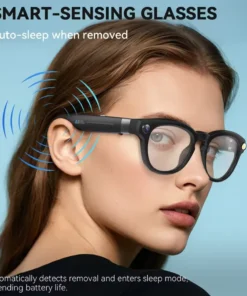 Alternative view of 2026 New 8K HD AI Smart Glasses Men Chat GPT 800MP Camera Bluetooth Call AI Translation Voice Assistant Control Sunglasses Women