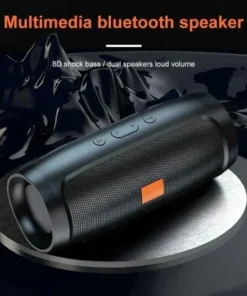 Alternative view of XIKCU Portable Dual Bluetooth Speaker - Stereo Outdoor Subwoofer with FM and TF Playback