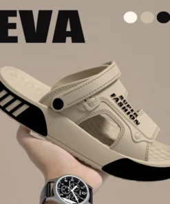 Men's EVA Soft-Sole Slide Sandals - Indoor/Outdoor Beach Shoes