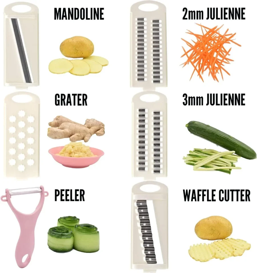 5-in-1 Multi-Functional Vegetable Chopper and Slicer - Image 2