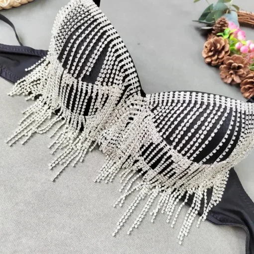 Vintage Push Up Bra Corset Crop Top for Women Festival Party Wear Y2K Fashion Camisole - Image 4