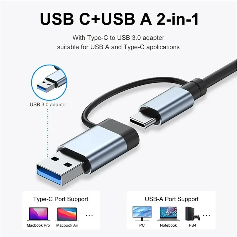 USB C HUB Type C Splitter Thunderbolt 3 Docking Station Laptop Adapter With For Macbook Air M1 iPad Pro - Image 6