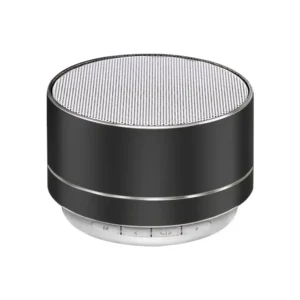 A10 Mini Portable Bluetooth Speaker with Steel Subwoofer for Laptops and Phones, Perfect for Outdoor Use - black