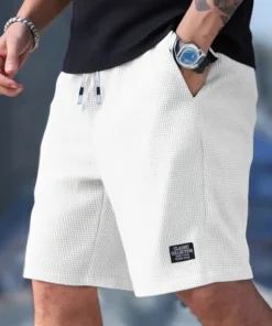 Men's Shorts, Men's Casual Pants, Men's Beach Shorts, Men's Sports Shorts, New Fashionable Textured Fabric, Breathable Pants, Suitable for Daily Casual Wear and Sports