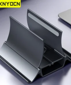 Vertical Laptop Stand with Heat Dissipation and Non-Slip Design for iPad Pro and Tablets