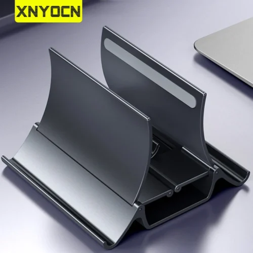 Vertical Laptop Stand with Heat Dissipation and Non-Slip Design for iPad Pro and Tablets