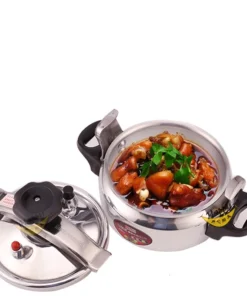 Alternative view of Mini Explosion-Proof Pressure Cooker - Compact Size, Versatile for Induction and Gas Cooking