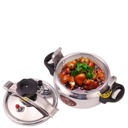 Alternative view of Mini Explosion-Proof Pressure Cooker - Compact Size, Versatile for Induction and Gas Cooking