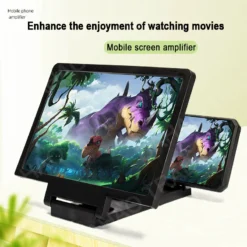 3D Screen Amplifier + HD Video Magnifier + Mobile Phone Stand + For Phone Users