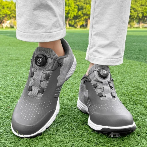 Waterproof Golf Shoes with Non-Slip Tread for Men - Image 5