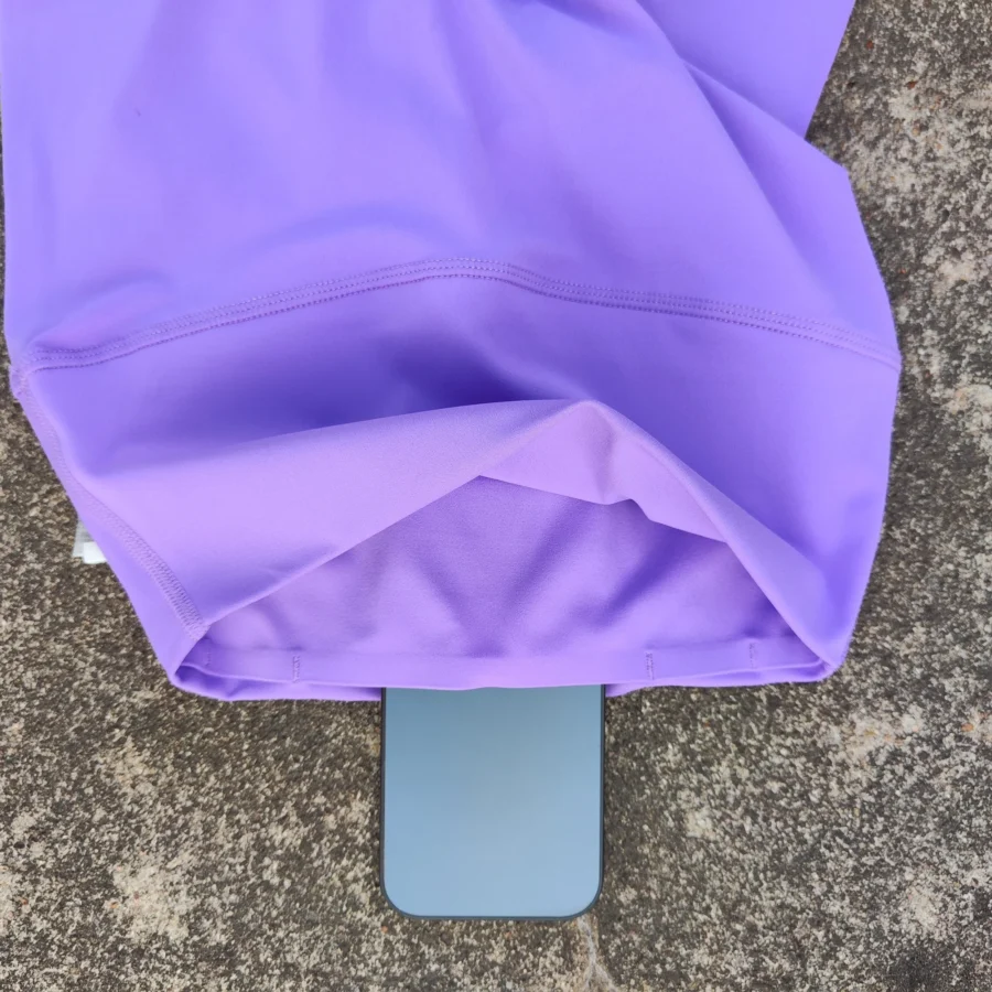 High Waist Solid Color Yoga Leggings for Women with Back Pocket - Image 2