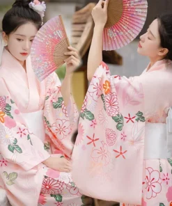 Japanese Kimono Women’s Yukata - Traditional Formal Dress for Parties and Photography